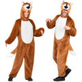 Flauschiger Fuchs-Overall Unisex Kostüm