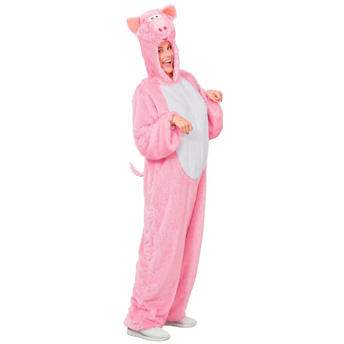 Op deze afbeelding zie je een Kostuums, van het merk Widmann. Bollo Biggetje Onesie Kostuum