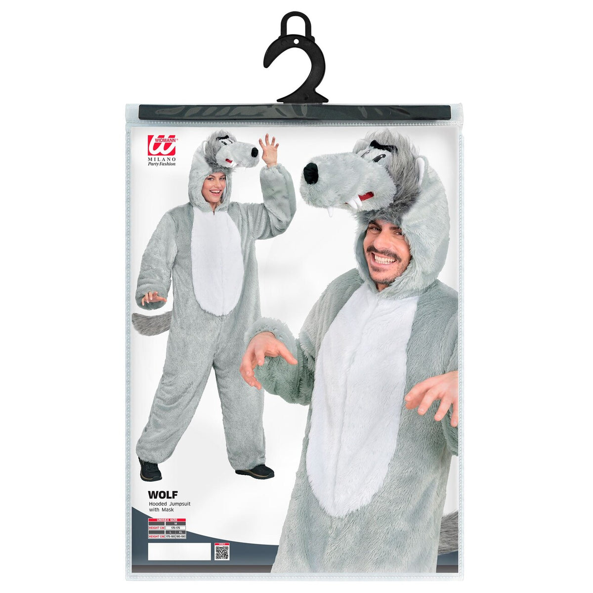 Op deze afbeelding zie je een Kostuums, van het merk Widmann. Wolly Wolf Onesie Kostuum