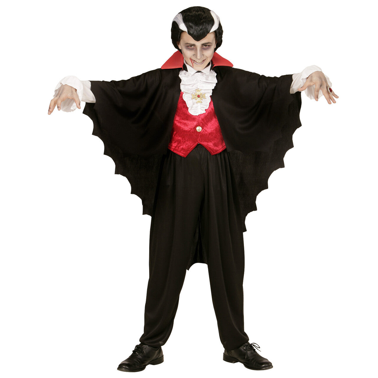 Op deze afbeelding zie je een Accessoires, van het merk Widmann. Vampier Cape Candido
