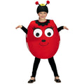 Smiley Lieveheersbeestje Grote Ogen Kind Kostuum