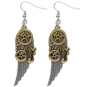 Op deze afbeelding zie je een Accessoires, van het merk Widmann. Oorbellen Steampunk Met Vleugels Wonka