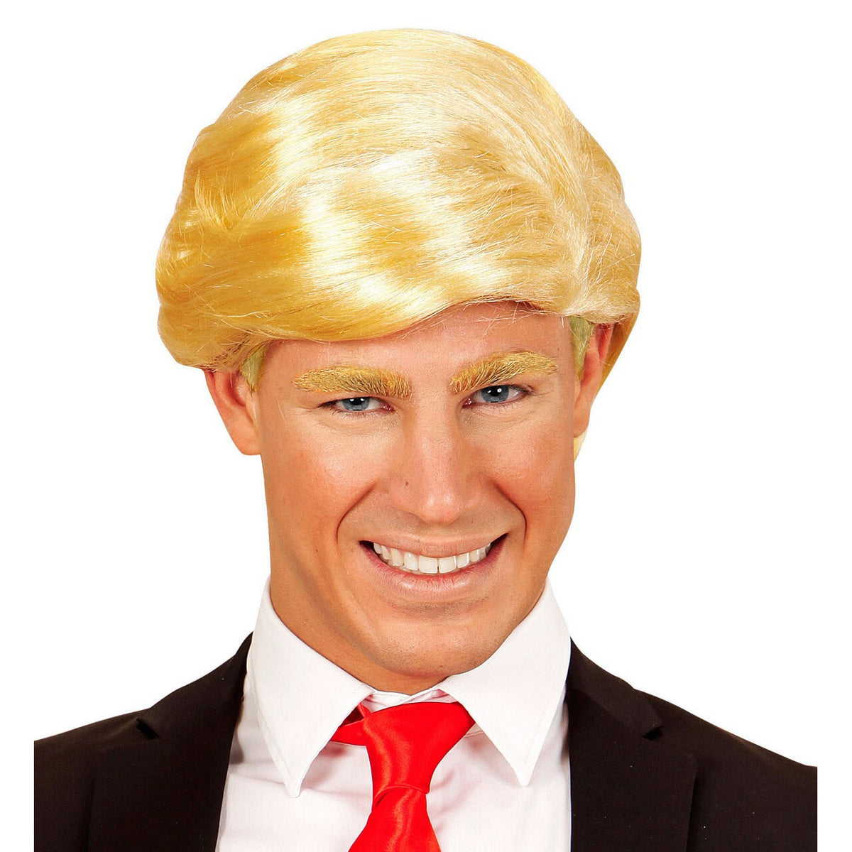 Op deze afbeelding zie je een Accessoires, van het merk Widmann. Pruik President Trump