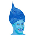 Perruque Fantaisiste Troll Bleu