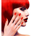 Ongles Stiletto Vampira Rouges