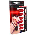 Funkelnde Rote Diva-Nägel