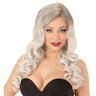 Perücke Rihanna Swinger Schwarz / Grau