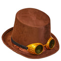 Hoher Zylinder Steampunk Und Schutzbrille Thierry