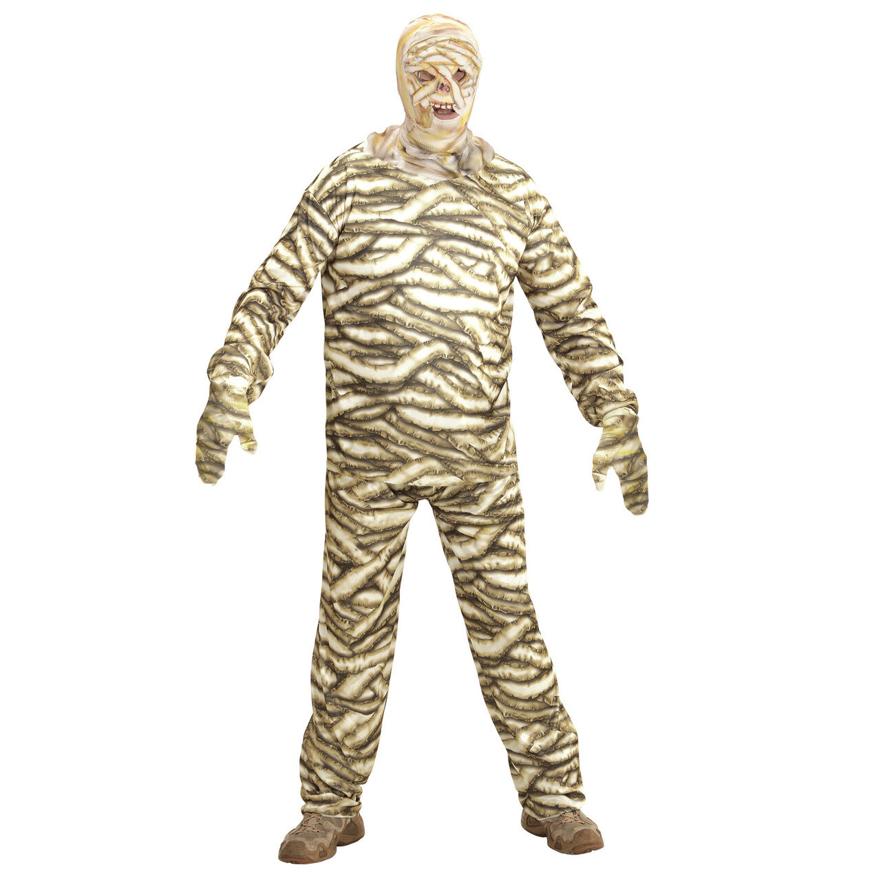 Op deze afbeelding zie je een Kostuums, van het merk Widmann. Afschuwelijke Mummy Man Kostuum