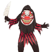 Op deze afbeelding zie je een Kostuums, van het merk Widmann. Horror Clown Emoji Jongen Kostuum