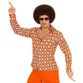 Funky Vibes 70er Jahre Psychedelic Hemd Herren