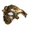 Halbgesichtsmaske Steampunk Kupfermechanik