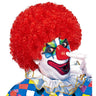 Perruque Bouclée Afro Clown Rouge