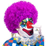 Perruque Bouclée Afro De Clown Violette