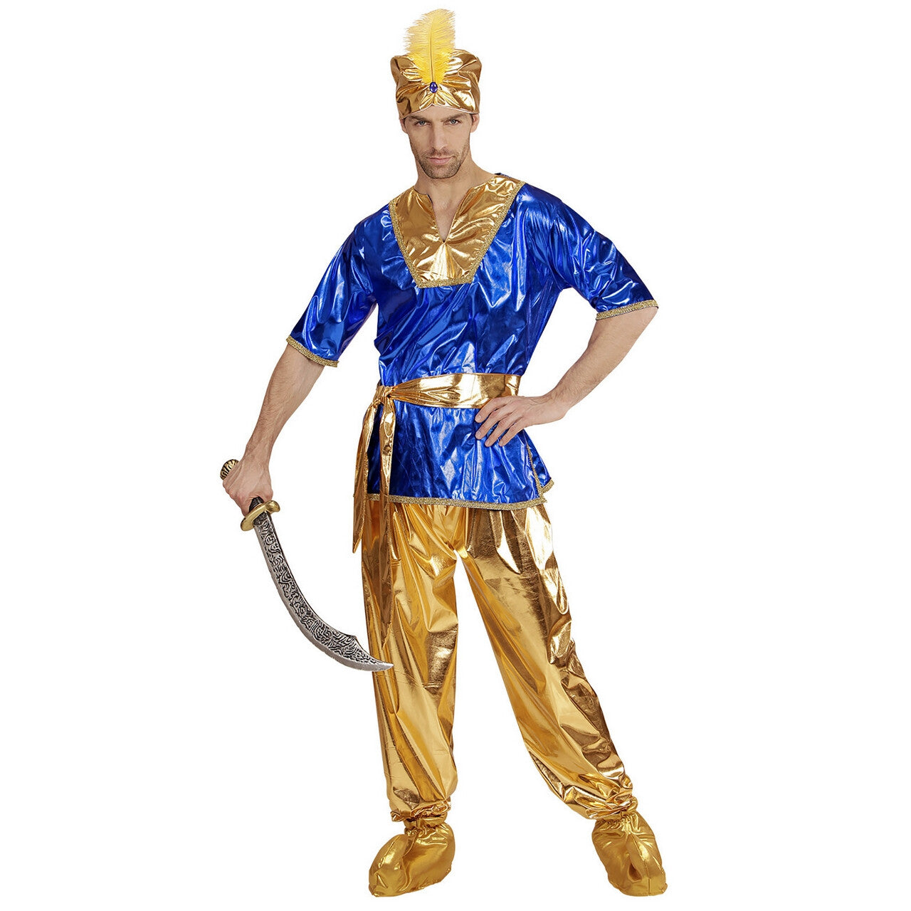 Op deze afbeelding zie je een Kostuums, van het merk Widmann. Sultan Suleiman Kostuum