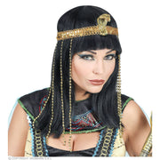 Op deze afbeelding zie je een Accessoires, van het merk Widmann. Cleopatra Pruik Met Slangenkop Haarband