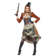 Op deze afbeelding zie je een Kostuums, van het merk Widmann. Chique Steampunk Dame Industrieel Tijdperk Vrouw Kostuum