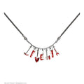 Collier Avec Pendentifs Outils Ensanglantés