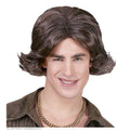 Kc Jaren 70 Disco Pruik Bruin