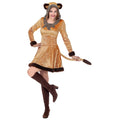 Weiche Schwüle Leoparden Savannah Damenkostüm