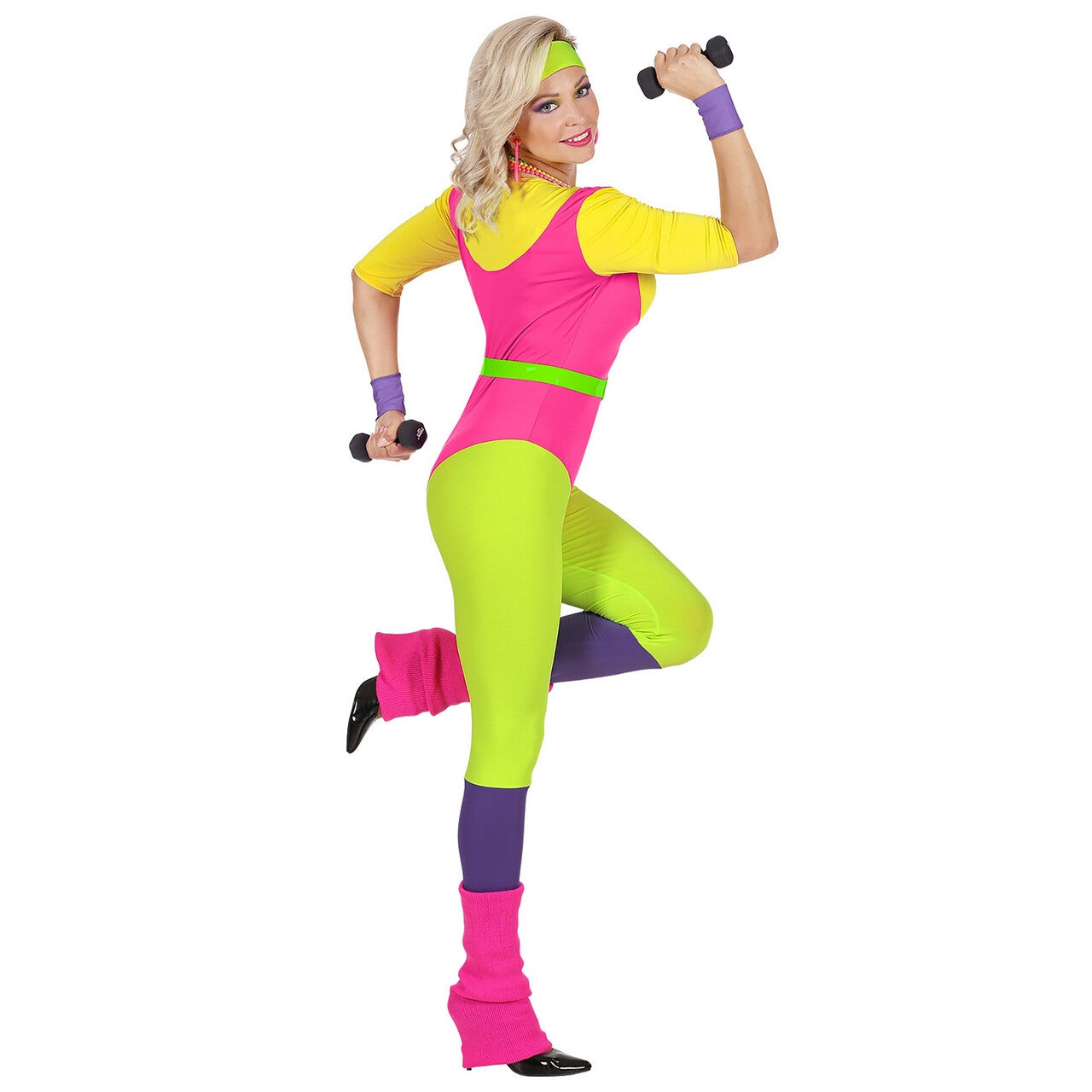 Op deze afbeelding zie je een Kostuums, van het merk Widmann. Doris Dee Aerobics Vrouw Kostuum