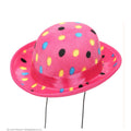 Mini Chapeau Clown Rose à Pois