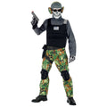 Soldat Zombie Champs De Bataille éternels Camouflage Verte Costume