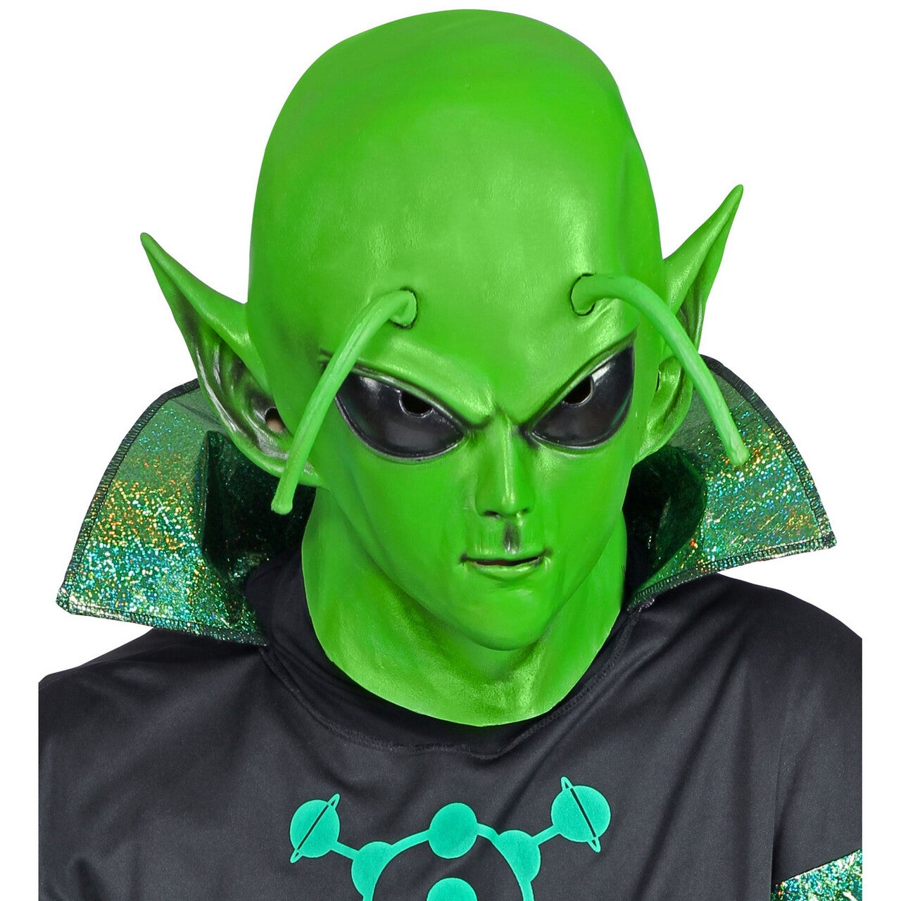 Op deze afbeelding zie je een Accessoires, van het merk Widmann. Masker Science Fiction Alien