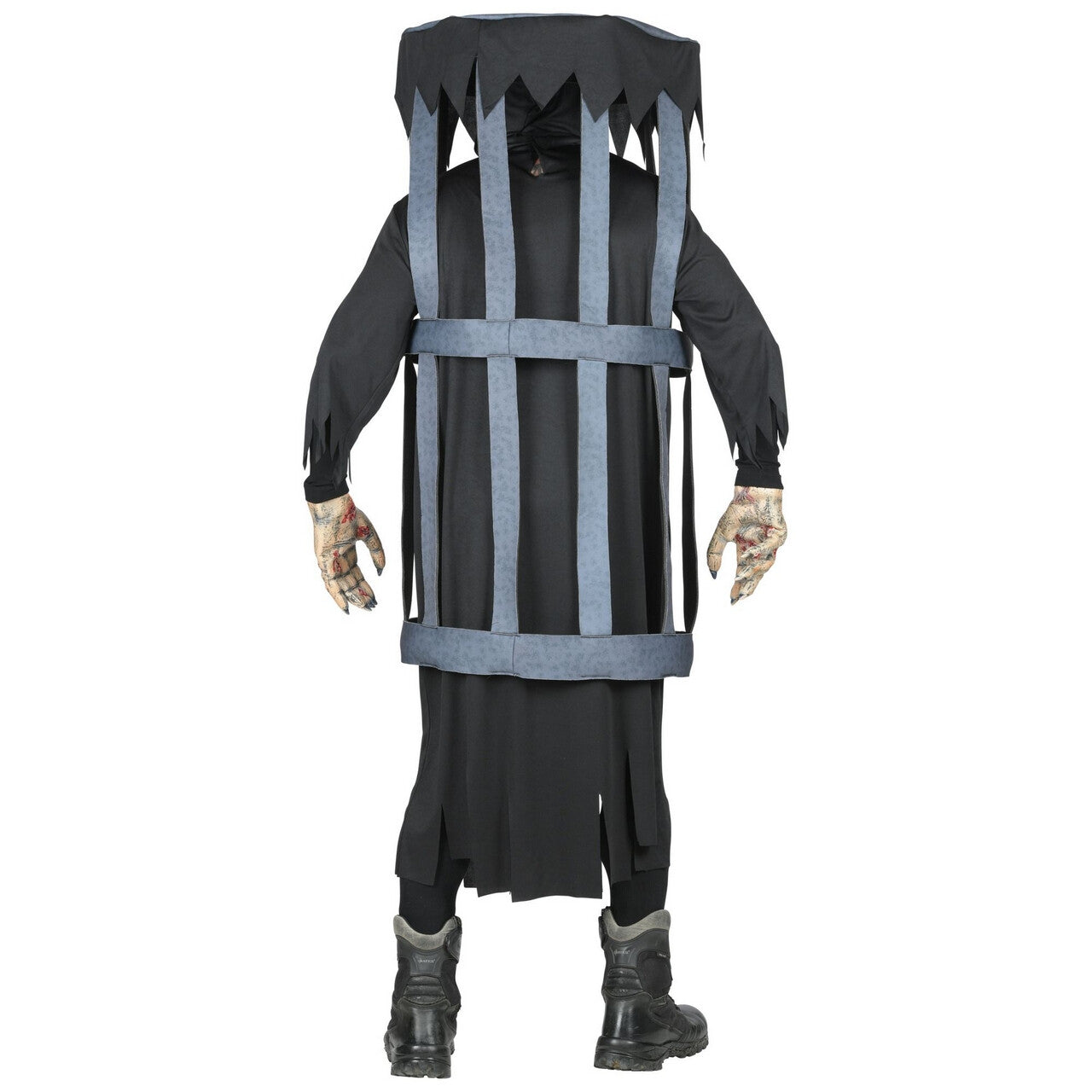 Op deze afbeelding zie je een Kostuums, van het merk Widmann. Zombie In Een Kooi Kostuum