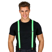 Op deze afbeelding zie je een Accessoires, van het merk Widmann. Bretels Neon Groen
