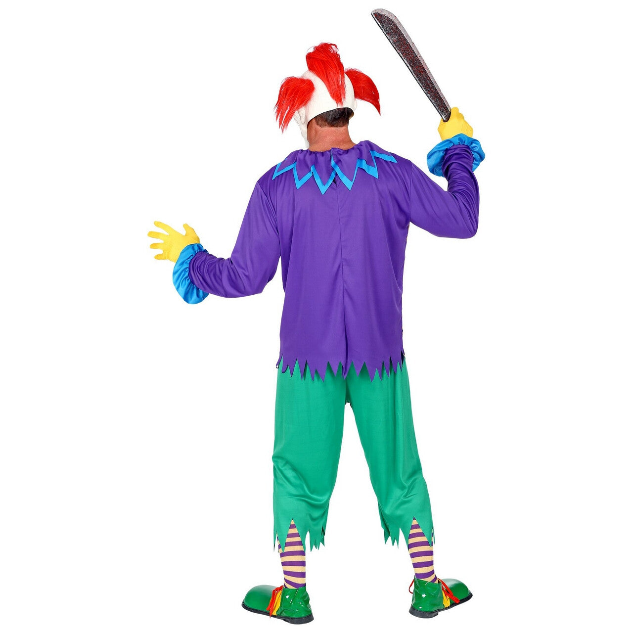 Op deze afbeelding zie je een Kostuums, van het merk Widmann. Enge Clown Cirque Du Macabre Man Kostuum