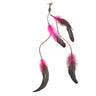 Pince à Cheveux Plumes Roses Hippie Indien