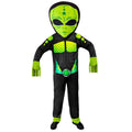 Monstre De Lespace Science-Fiction Vert Vif Costume