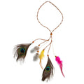 Bandeau Indien Plumes Variées