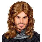 Op deze afbeelding zie je een Accessoires, van het merk Widmann. Pruik Ridder Weelderige Haardos