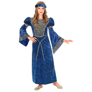 Op deze afbeelding zie je een Kostuums, van het merk Widmann. Hofmeisje Renaissance Gwendolyn Kostuum