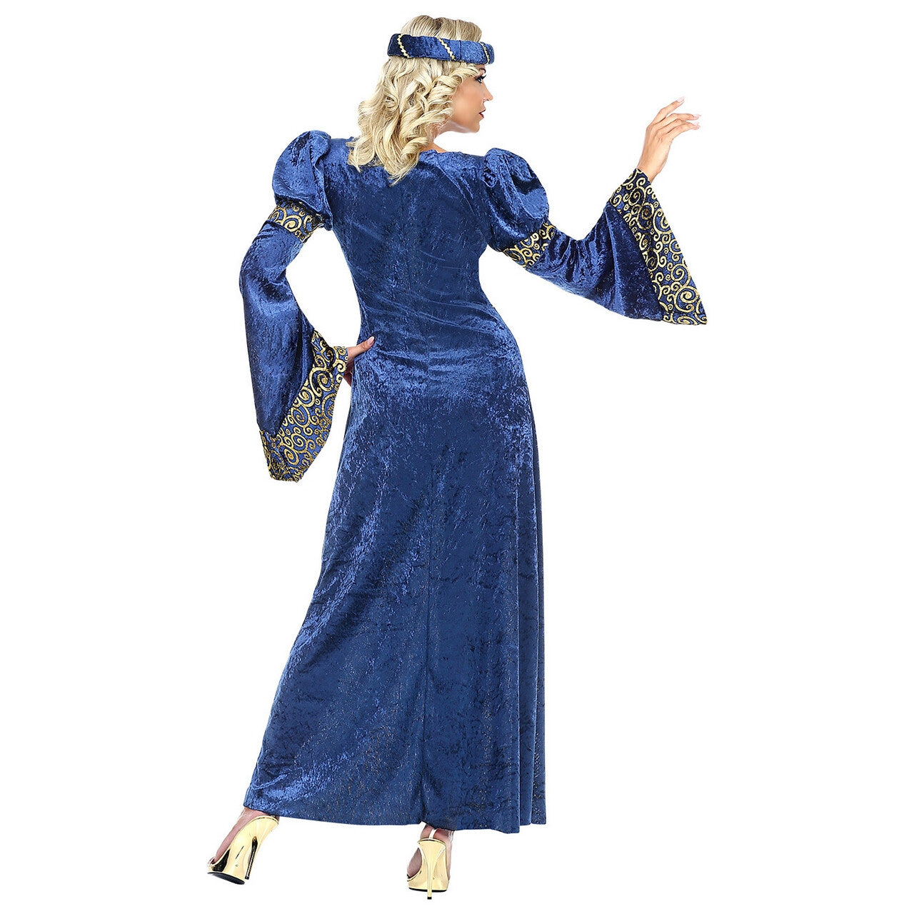 Op deze afbeelding zie je een Kostuums, van het merk Widmann. Hofdame Renaissance Gwendolyn Vrouw Kostuum