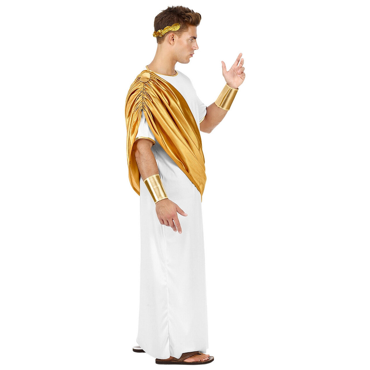 Op deze afbeelding zie je een Kostuums, van het merk Widmann. Veni Vidi Vici Caesar Romeinse Keizer Man Kostuum
