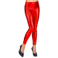 Legging Métallique Rouge