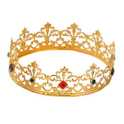 Op deze afbeelding zie je een Decoratie, van het merk Widmann. Gouden Kroon Met Edelstenen Keizer