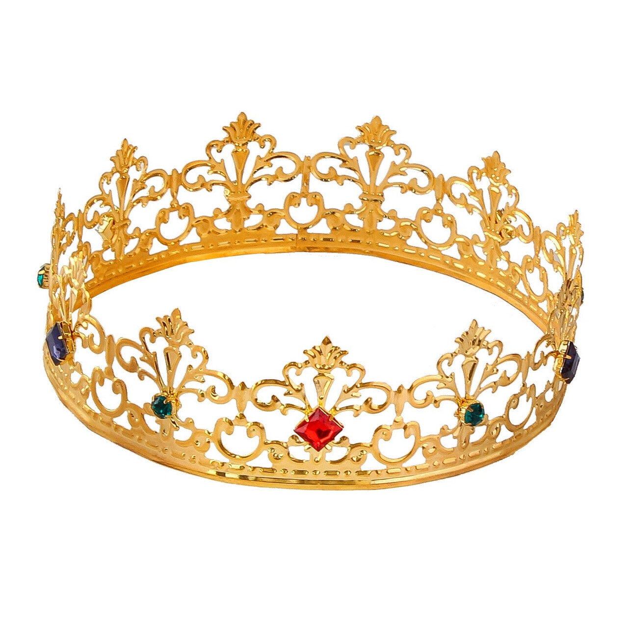 Op deze afbeelding zie je een Decoratie, van het merk Widmann. Gouden Kroon Met Edelstenen Keizer