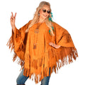 Poncho à Franges Hippie Prairie Costume