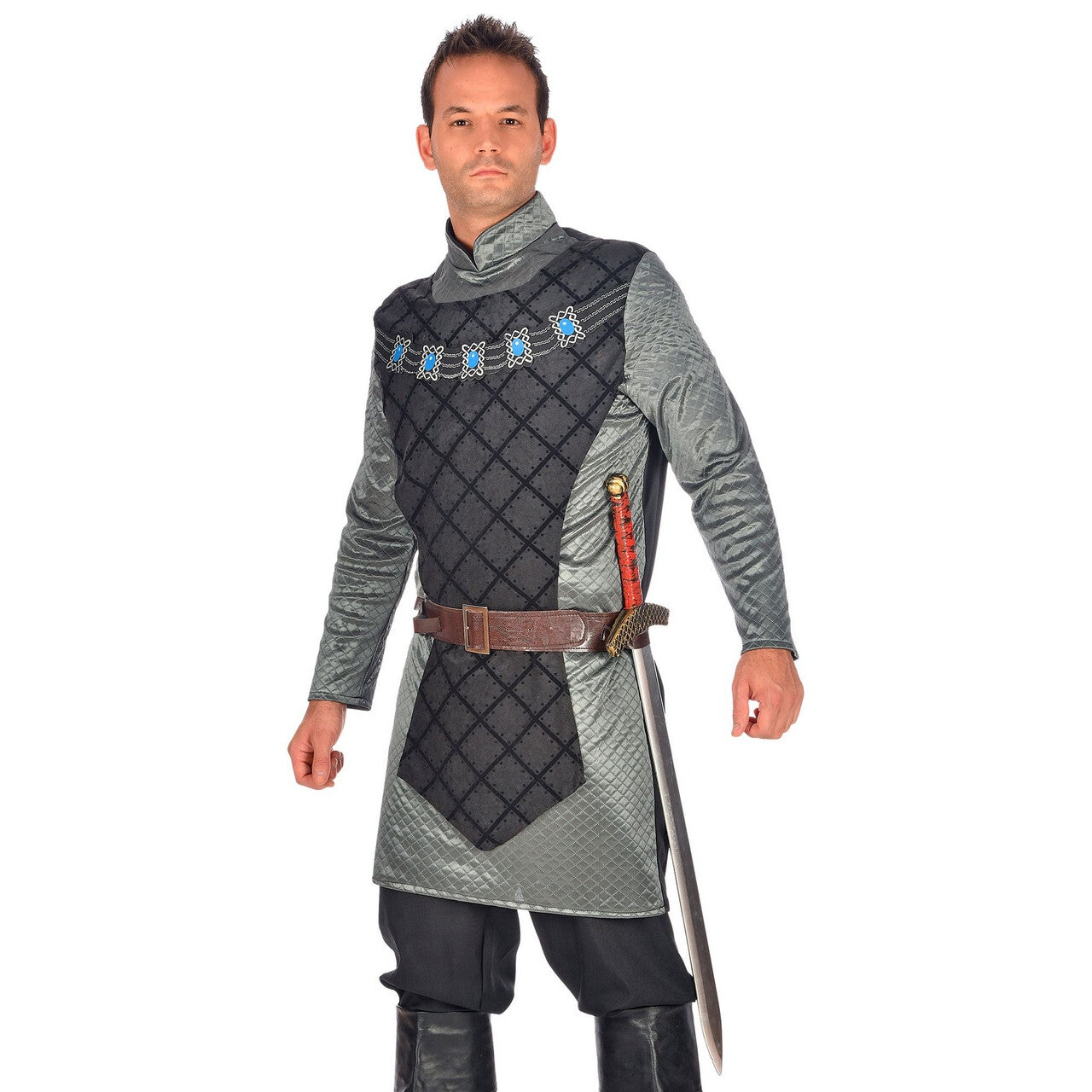 Op deze afbeelding zie je een Accessoires, van het merk Widmann. Bruine Riem Met 4 Lussen Voor Wapens