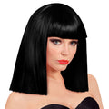Perruque Showgirl Cheveux Raides Noirs