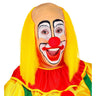 Crâne Chauve Avec Longs Cheveux Jaunes Clown