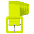 Ceinture Vinyle Jaune Néon