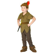 Op deze afbeelding zie je een Kostuums, van het merk Widmann. Nooitgedacht Toch Gekregen Peter Pan Kind Kostuum