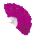 Éventail En Plumes Rose Foncé Moulin Rouge