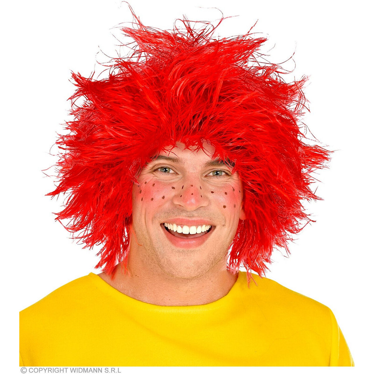 Op deze afbeelding zie je een Accessoires, van het merk Widmann. Grote Rode Bos Kabouter Pruik