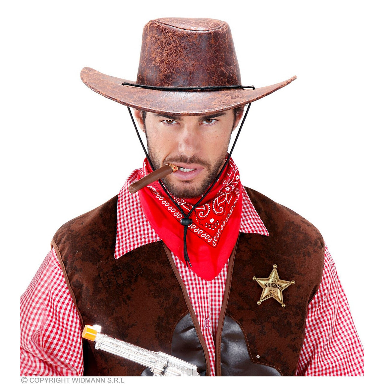 Op deze afbeelding zie je een Accessoires, van het merk Widmann. Nieuwe Sheriff Van De Stad Ster